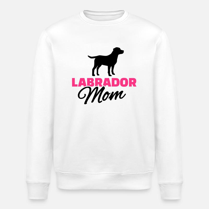Labrador Mom - Sweat bio ROLLER Stanley/Stella Unisexe - blanc