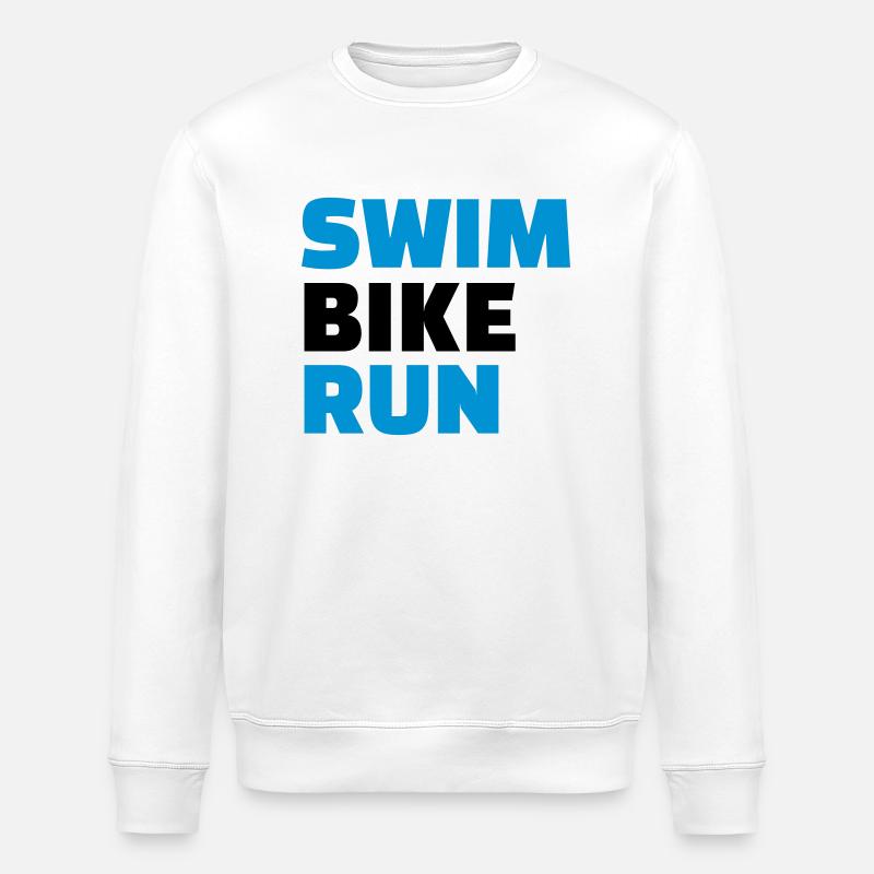 Triathlon - Stanley/Stella Unisex Bio-Sweatshirt ROLLER - Weiß