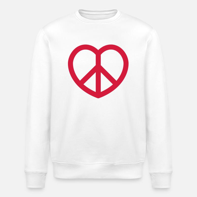 peace - Stanley/Stella Unisex Bio-Sweatshirt ROLLER - Weiß