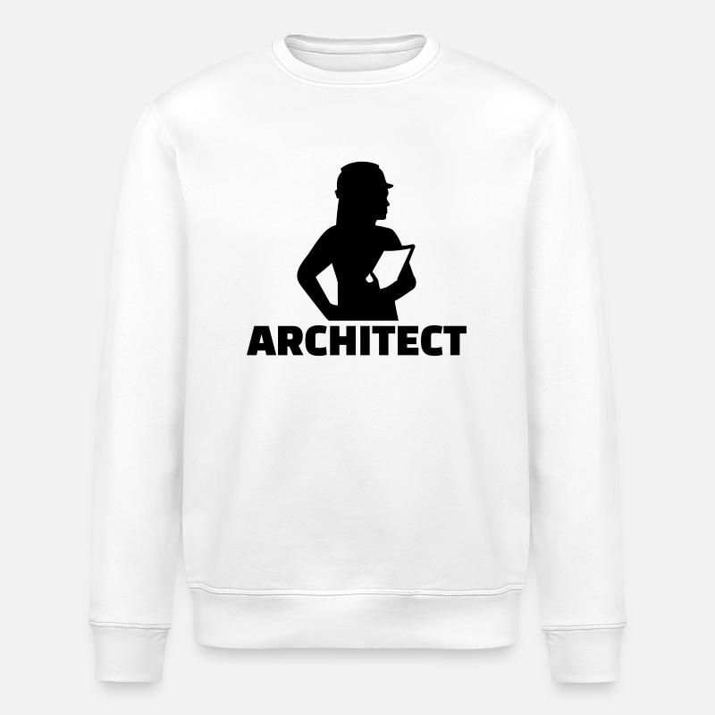 Architecte - Sweat bio ROLLER Stanley/Stella Unisexe - blanc