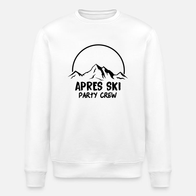 apres_ski_party_crew - Stanley/Stella Unisex Bio-Sweatshirt ROLLER - Weiß