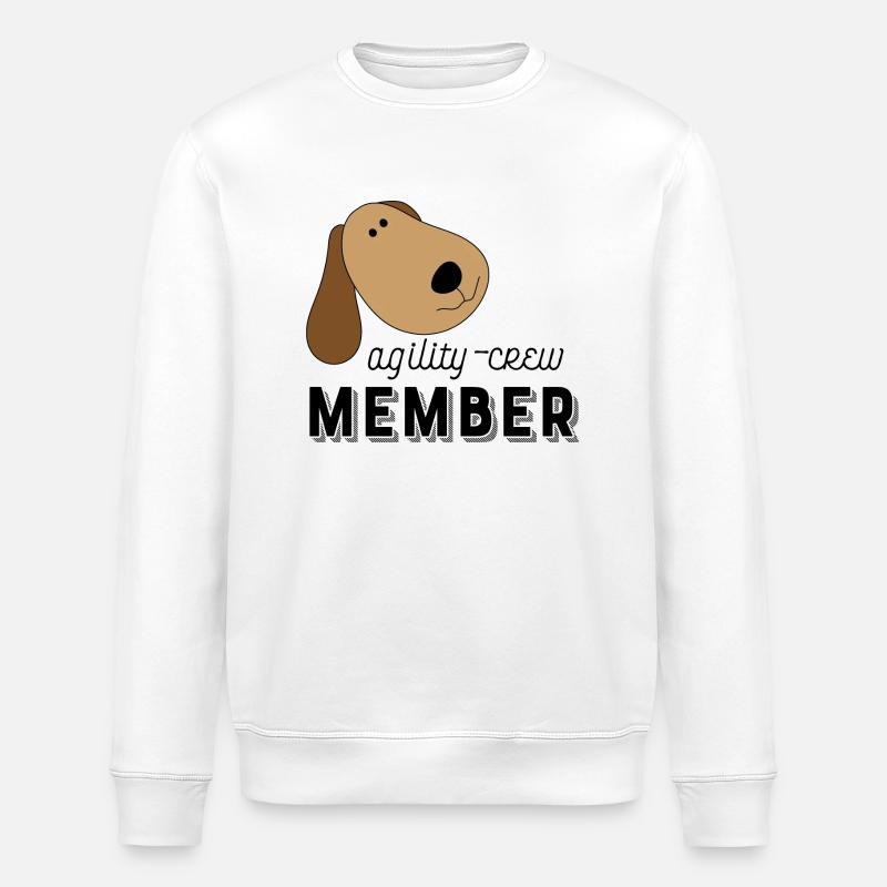 Hundesport - Stanley/Stella Unisex Bio-Sweatshirt ROLLER - Weiß