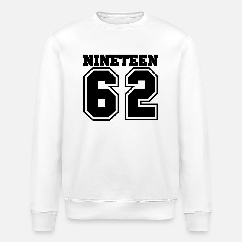 1962 - Stanley/Stella Unisex Bio-Sweatshirt ROLLER - Weiß