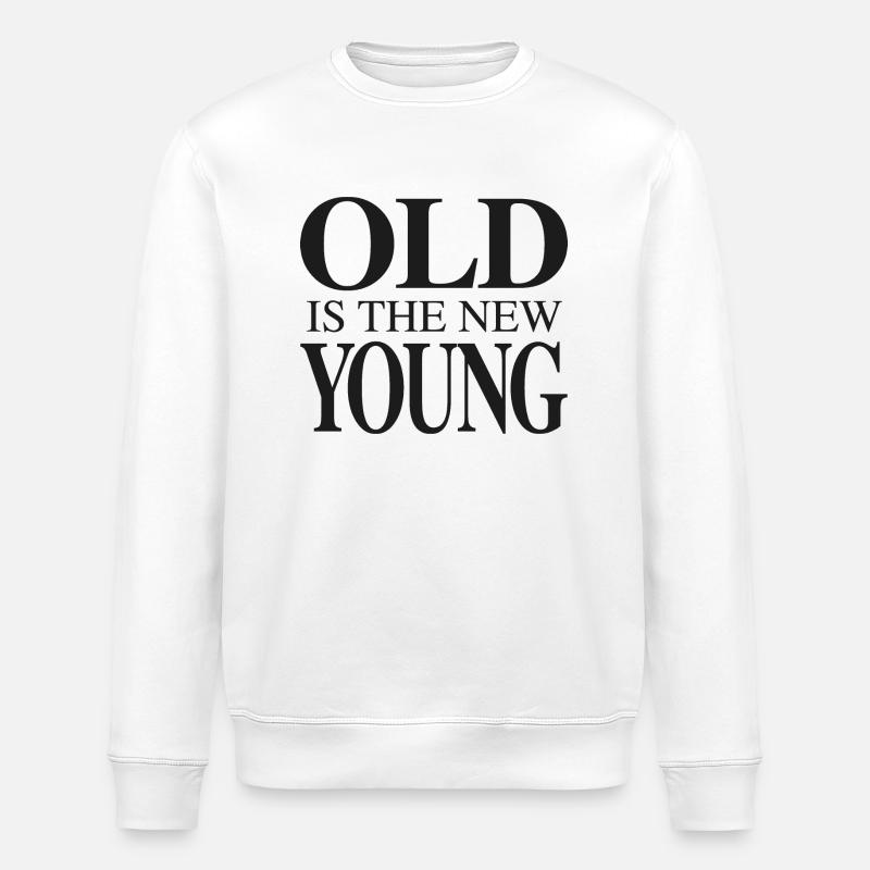 Old is the new young - Stanley/Stella Unisex Bio-Sweatshirt ROLLER - Weiß