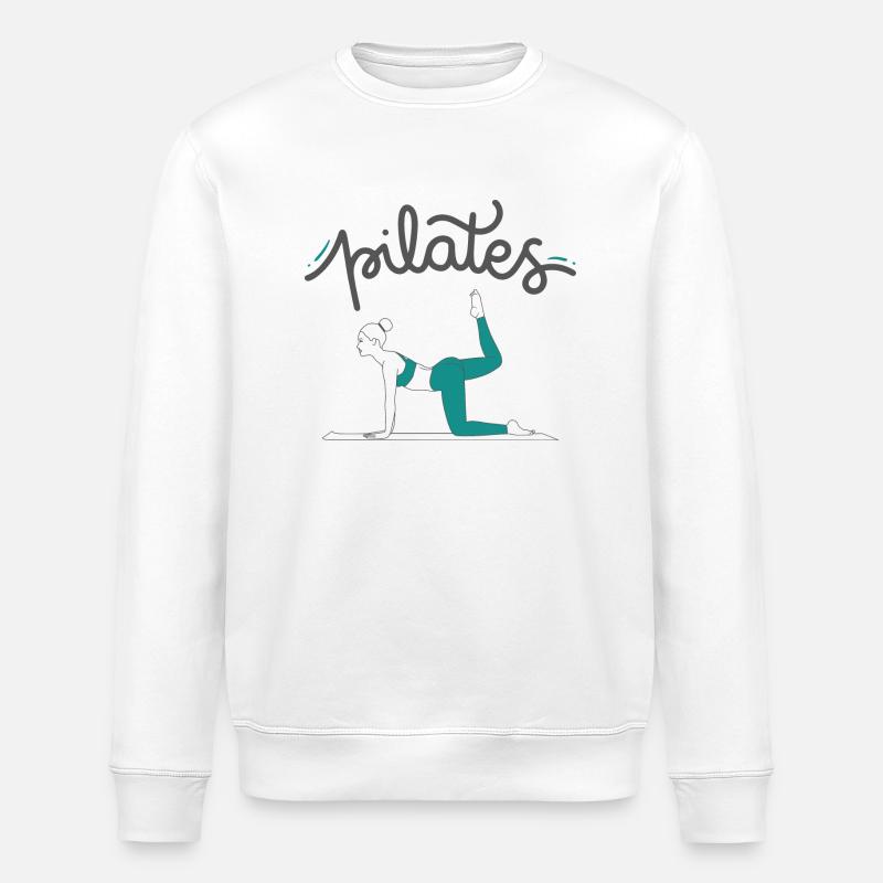 PILATES - Sweat bio ROLLER Stanley/Stella Unisexe - blanc