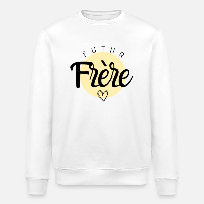 Futur frère - Sweat bio ROLLER Stanley/Stella Unisexe - blanc