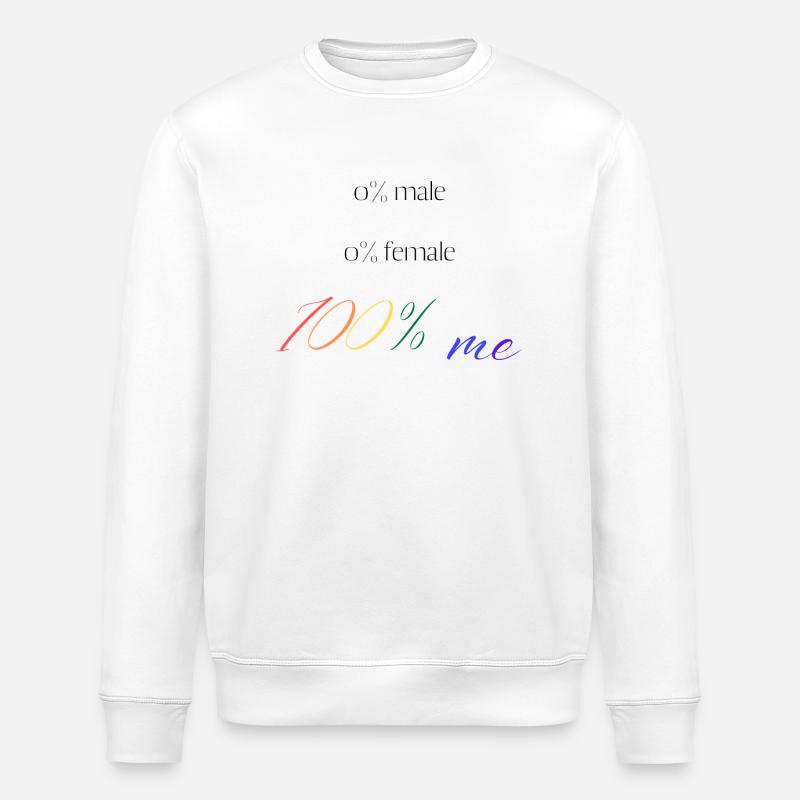 100% ich - Stanley/Stella Unisex Bio-Sweatshirt ROLLER - Weiß