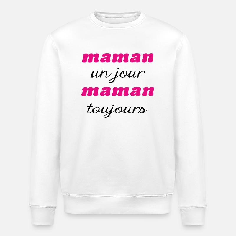 Einmal Mutter - Stanley/Stella Unisex Bio-Sweatshirt ROLLER - Weiß