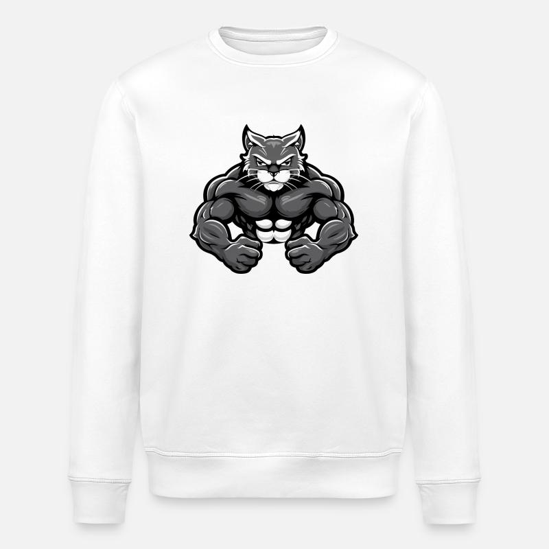 Bande dessinée Wildcat - Sweat bio ROLLER Stanley/Stella Unisexe - blanc