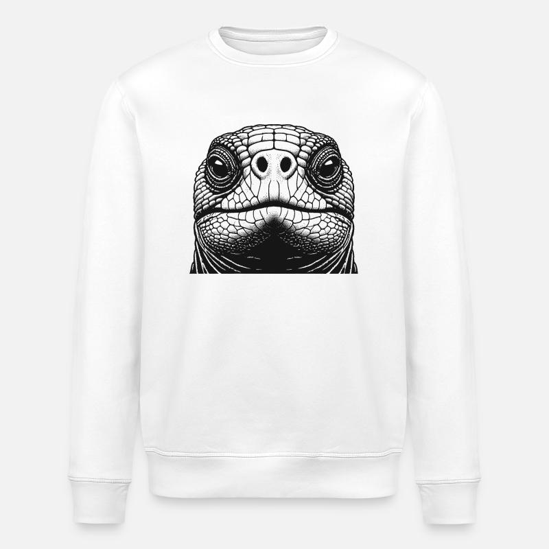 Turtle - Stanley/Stella ROLLER Unisex Organic Sweatshirt - white