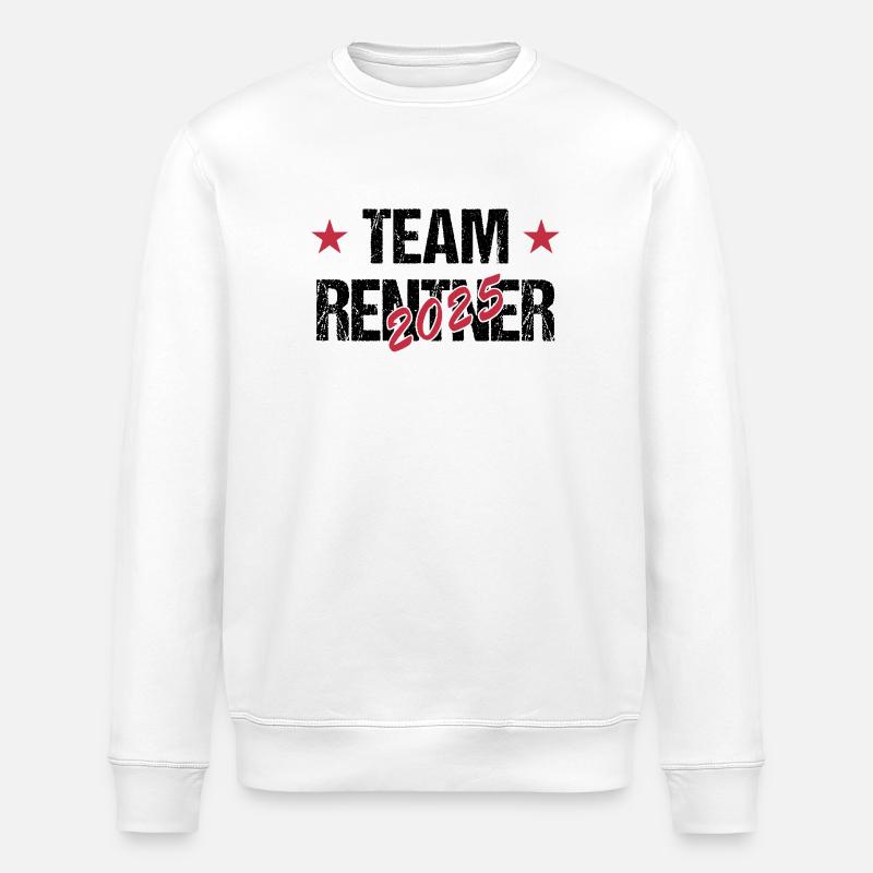Rentner 2025 - Stanley/Stella Unisex Bio-Sweatshirt ROLLER - Weiß