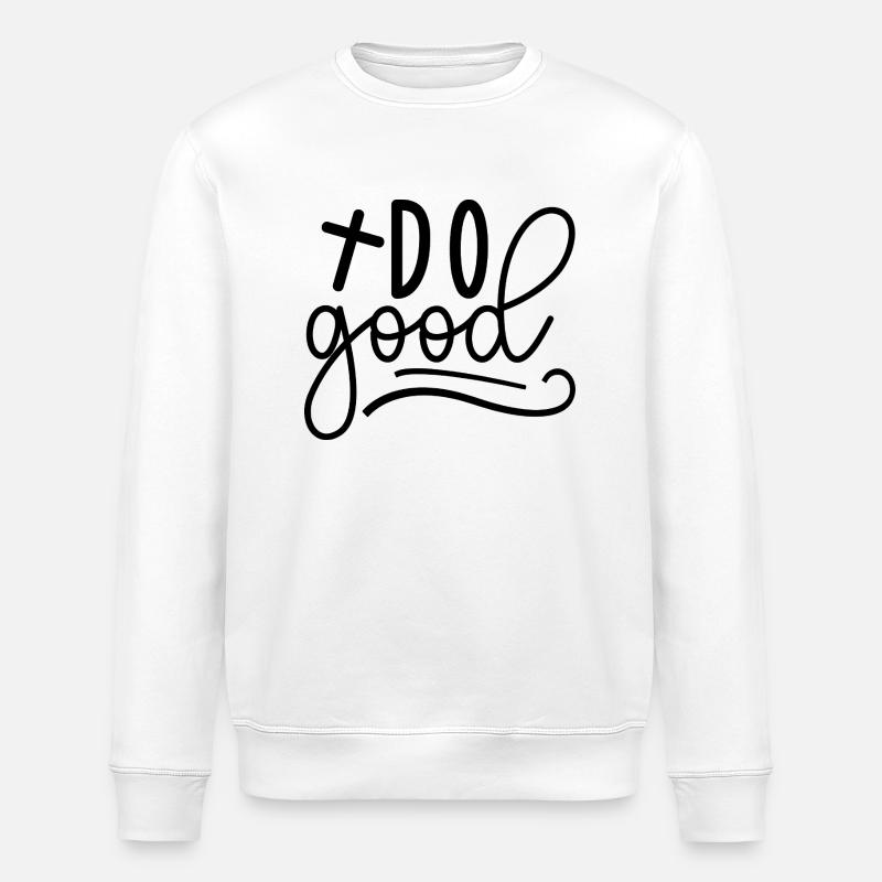 Tue Gutes - Stanley/Stella Unisex Bio-Sweatshirt ROLLER - Weiß