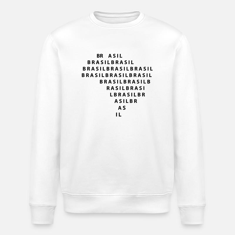 Bresil - Sweat bio ROLLER Stanley/Stella Unisexe - blanc