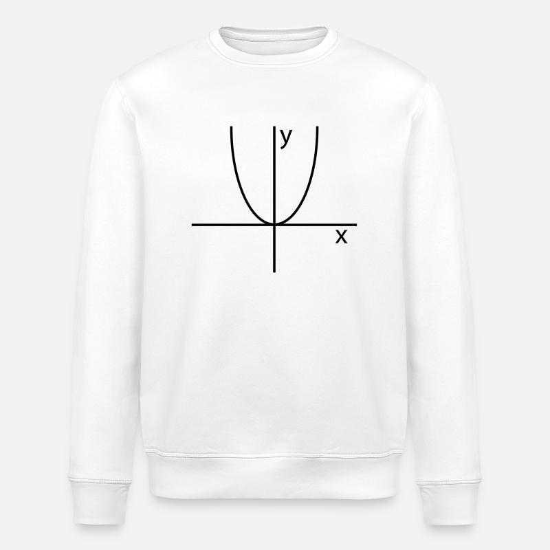 parabole x y - Sweat bio ROLLER Stanley/Stella Unisexe - blanc