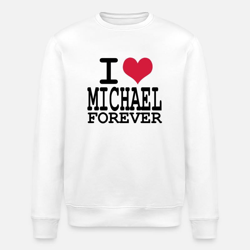 j'aime michael toujours - Sweat bio ROLLER Stanley/Stella Unisexe - blanc