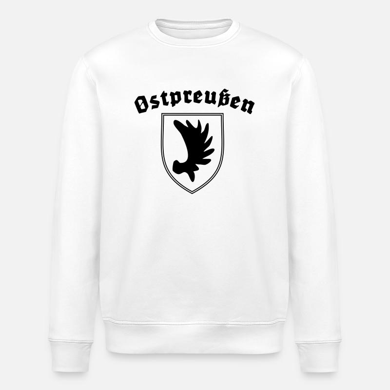 Ostpreußen - Stanley/Stella Unisex Bio-Sweatshirt ROLLER - Weiß