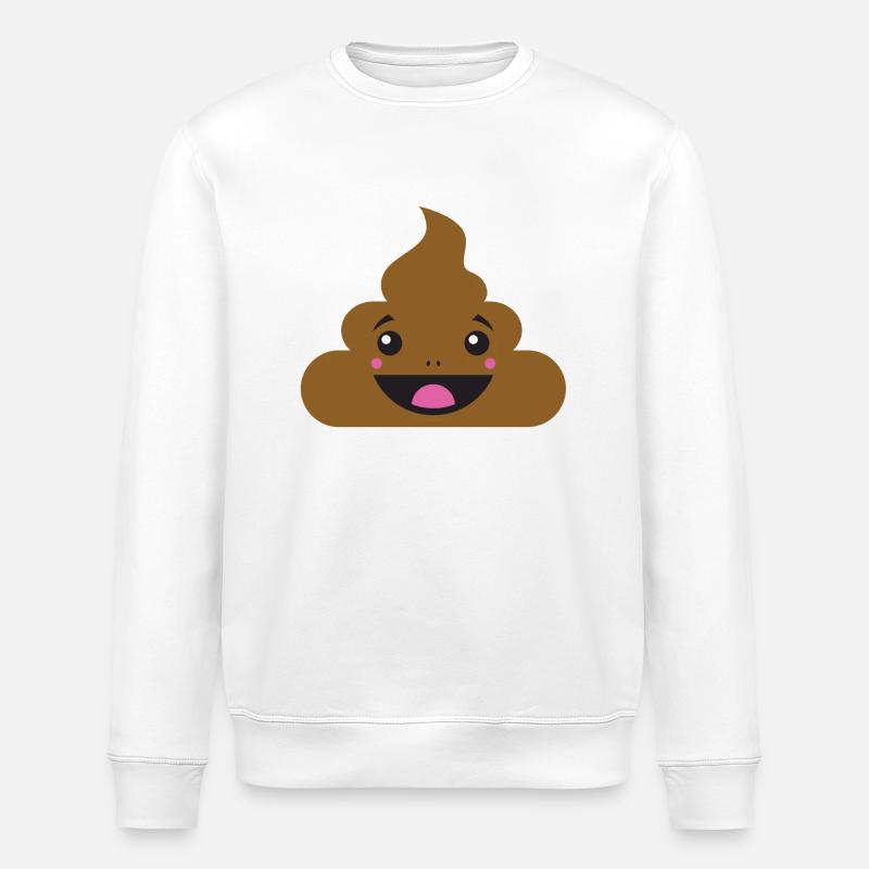 Manga Shit - Stanley/Stella Unisex Bio-Sweatshirt ROLLER - Weiß