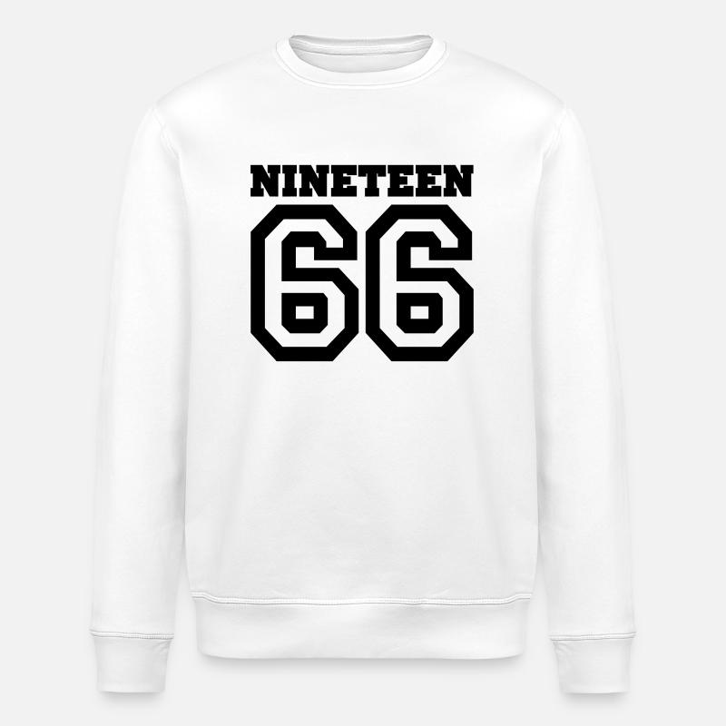 1966 - Sweat bio ROLLER Stanley/Stella Unisexe - blanc