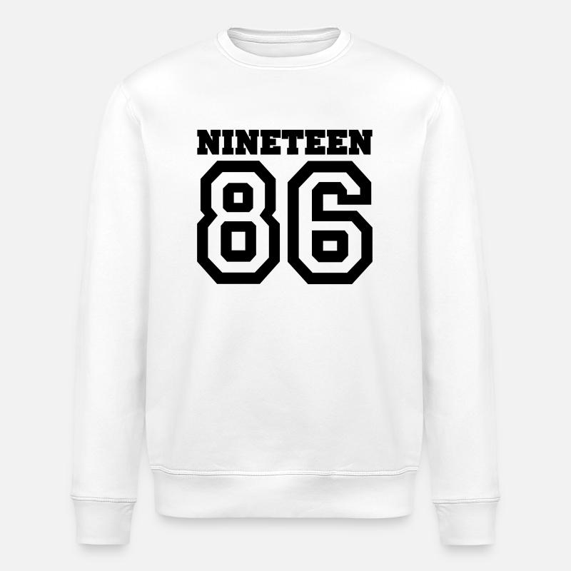 1986 - Sweat bio ROLLER Stanley/Stella Unisexe - blanc