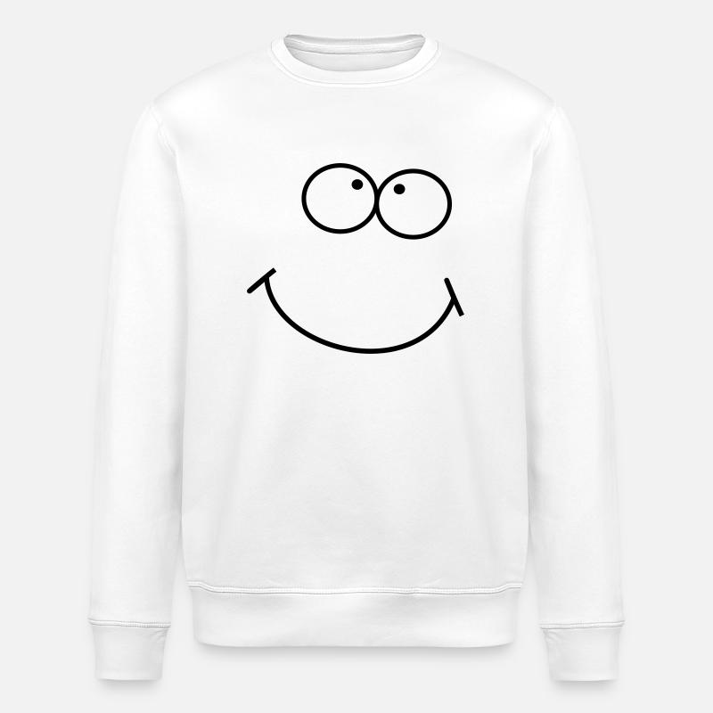 up look - Stanley/Stella ROLLER Unisex Organic Sweatshirt - white