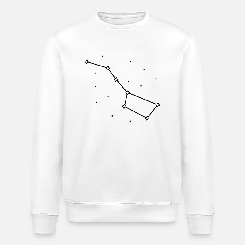 Sternbild grosser wagen - Stanley/Stella Unisex Bio-Sweatshirt ROLLER - Weiß