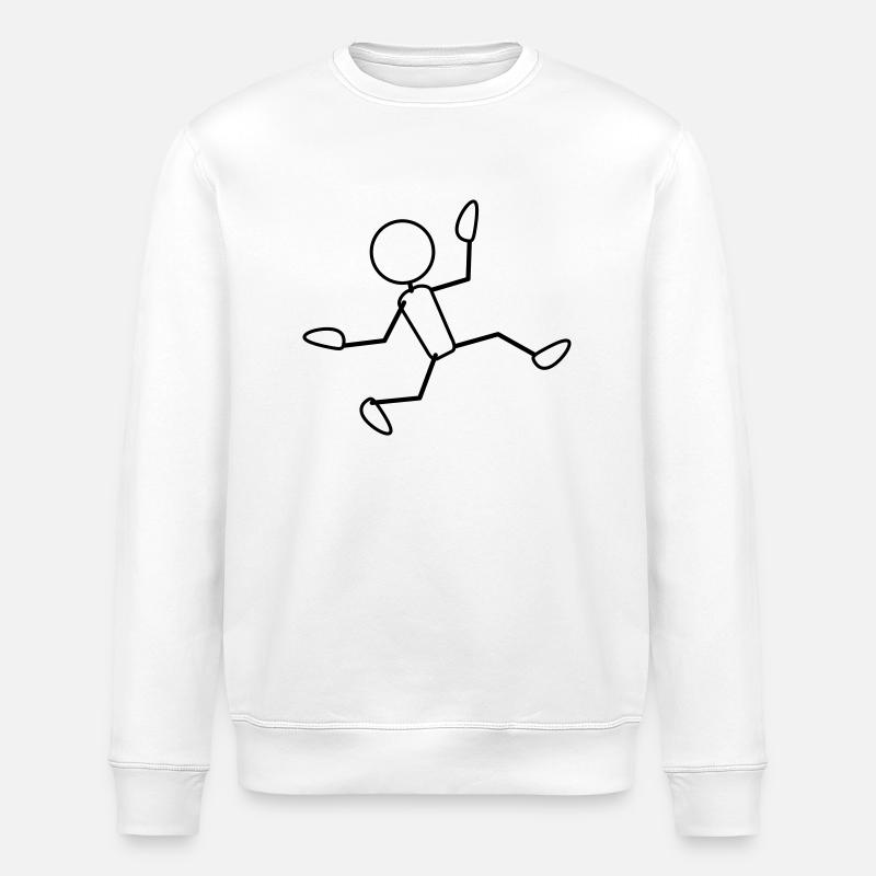 happy_1c - Sweat bio ROLLER Stanley/Stella Unisexe - blanc