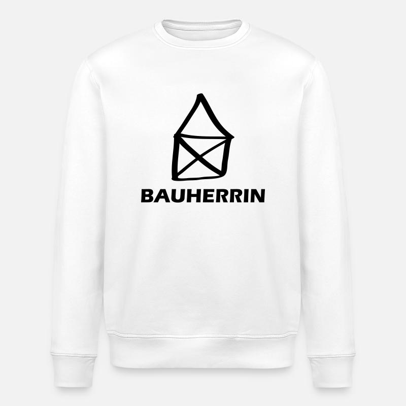 bauherrin - Stanley/Stella Unisex Bio-Sweatshirt ROLLER - Weiß