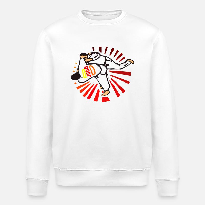 Judo - Stanley/Stella Unisex Bio-Sweatshirt ROLLER - Weiß