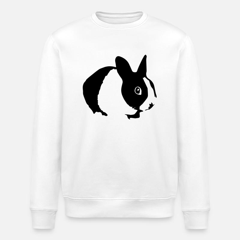 Cute Bunny Rabbit 01 - Sweat bio ROLLER Stanley/Stella Unisexe - blanc