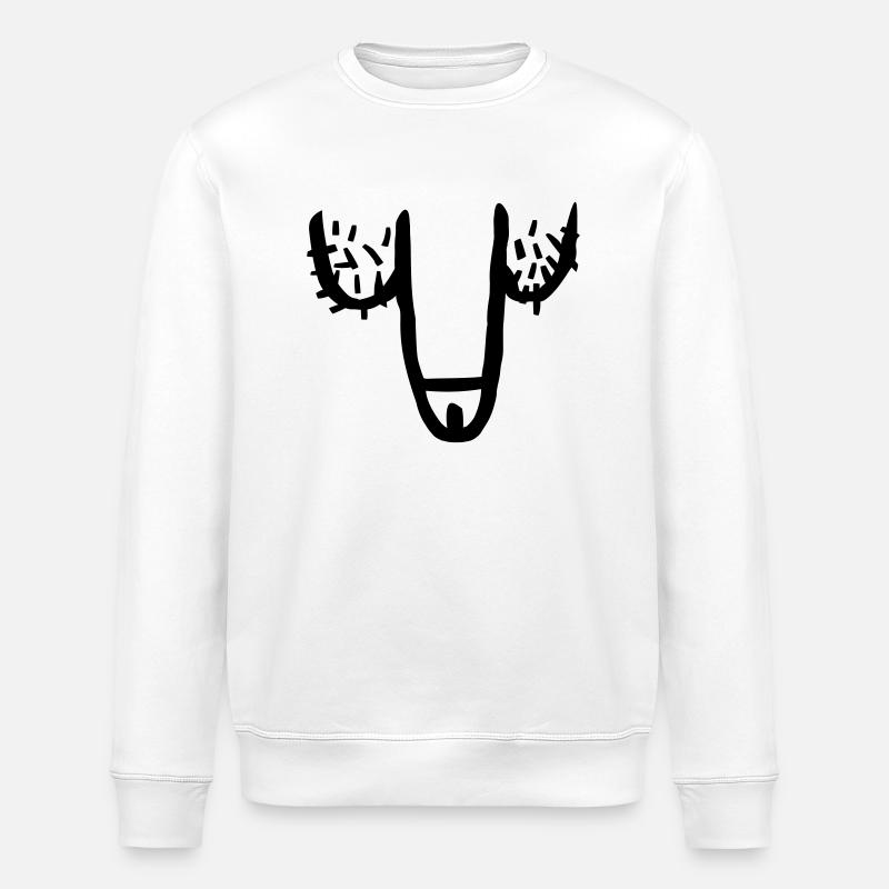 Penis - Stanley/Stella Unisex Bio-Sweatshirt ROLLER - Weiß