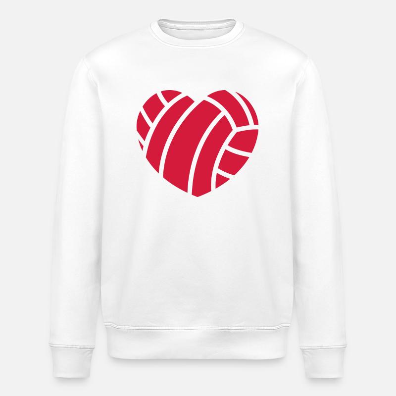 volleyball - Stanley/Stella Unisex Bio-Sweatshirt ROLLER - Weiß