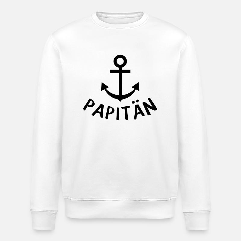 papitän - Sweat bio ROLLER Stanley/Stella Unisexe - blanc