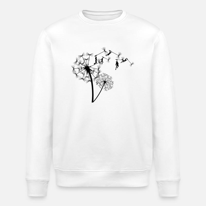 Pissenlit Les gens s'envolent - Sweat bio ROLLER Stanley/Stella Unisexe - blanc