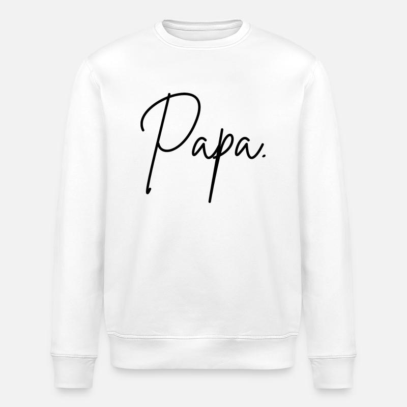 Papa - Stanley/Stella Unisex Bio-Sweatshirt ROLLER - Weiß
