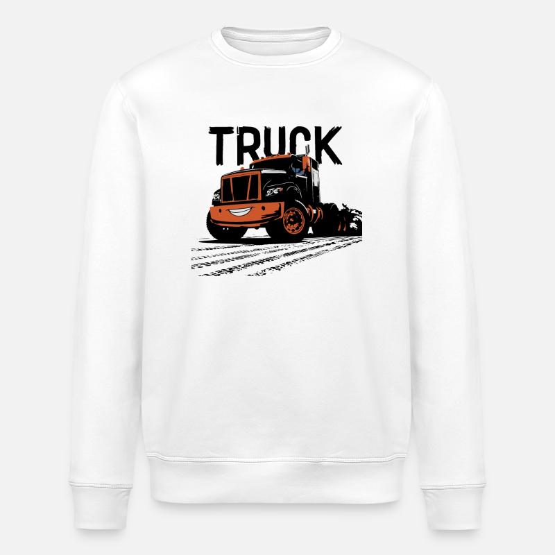 LKW - Stanley/Stella Unisex Bio-Sweatshirt ROLLER - Weiß