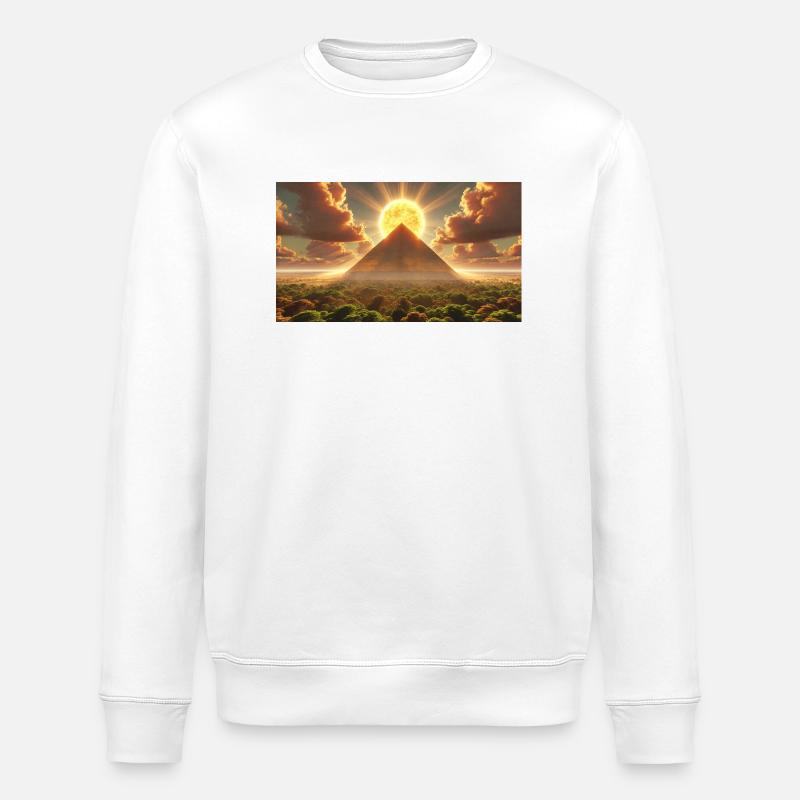 Hochkultur der Zukunft (A) - Stanley/Stella Unisex Bio-Sweatshirt ROLLER - Weiß