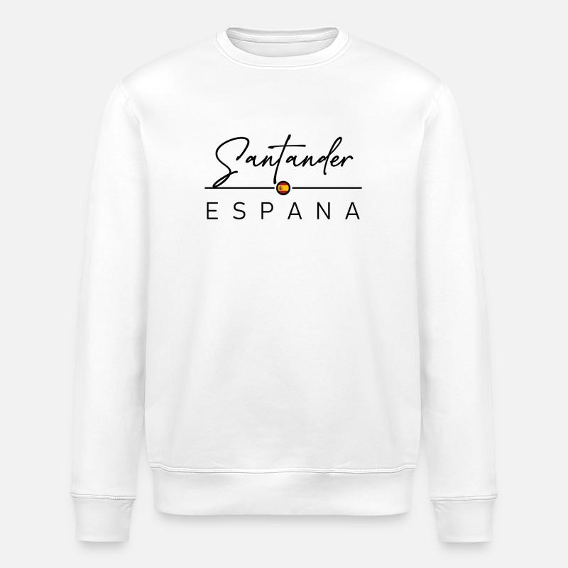 Espagne - Santander - Espagne - España - Sweat bio ROLLER Stanley/Stella Unisexe - blanc