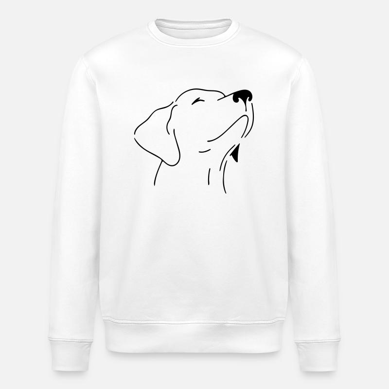 chien - Sweat bio ROLLER Stanley/Stella Unisexe - blanc