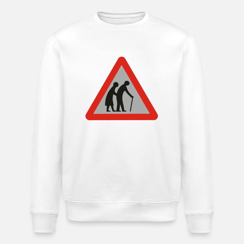old folks - Stanley/Stella Unisex Bio-Sweatshirt ROLLER - Weiß