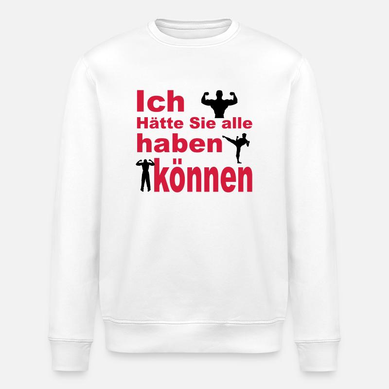 wedding - Stanley/Stella ROLLER Unisex Organic Sweatshirt - white