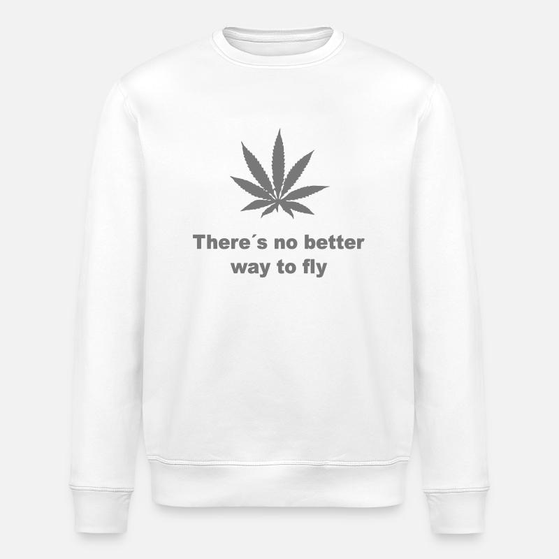 Marihuana - Stanley/Stella Unisex Bio-Sweatshirt ROLLER - Weiß