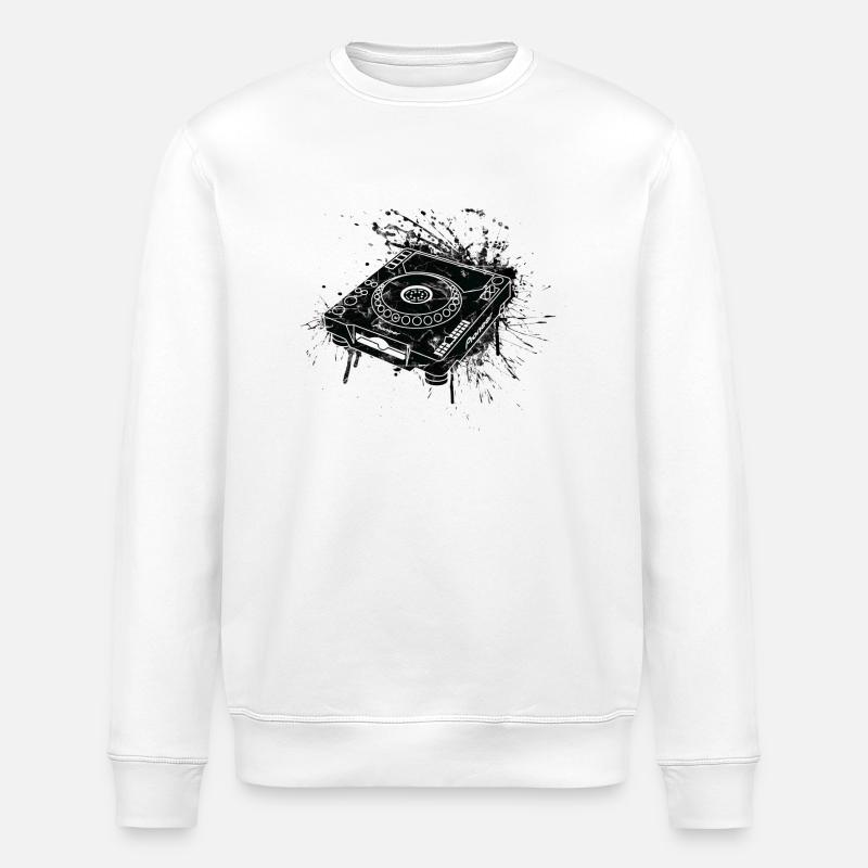 CDJ 1000 Graffiti DJ - Stanley/Stella Unisex Bio-Sweatshirt ROLLER - Weiß