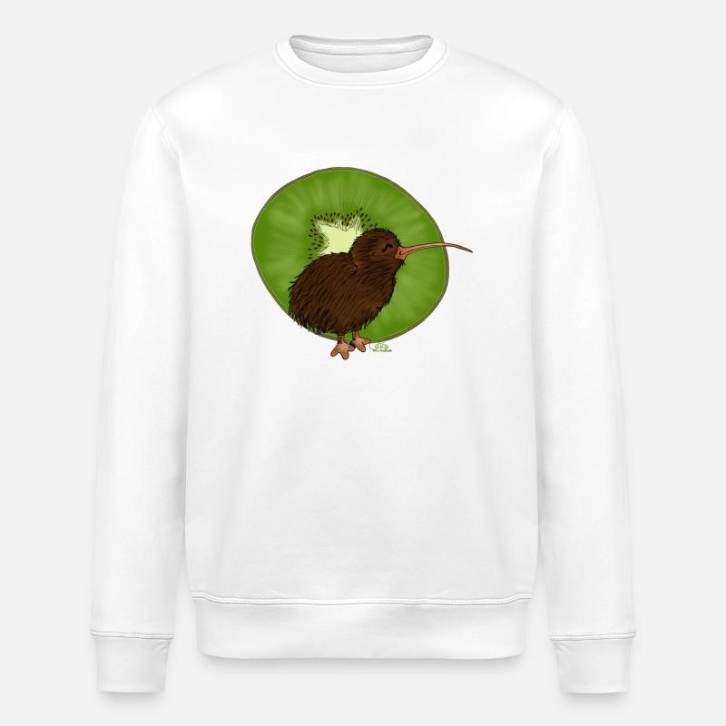 Kiwi ² - Sweat bio ROLLER Stanley/Stella Unisexe - blanc