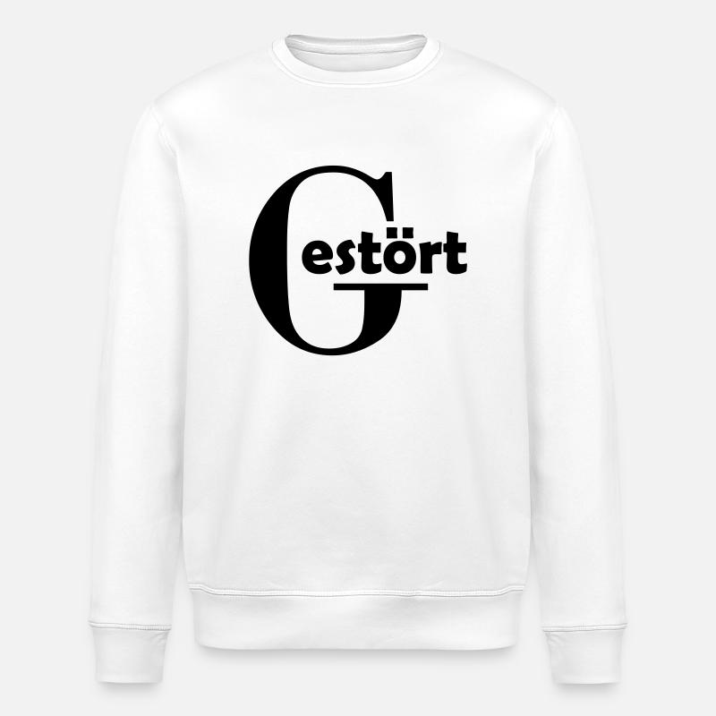 Gestört - Stanley/Stella Unisex Bio-Sweatshirt ROLLER - Weiß