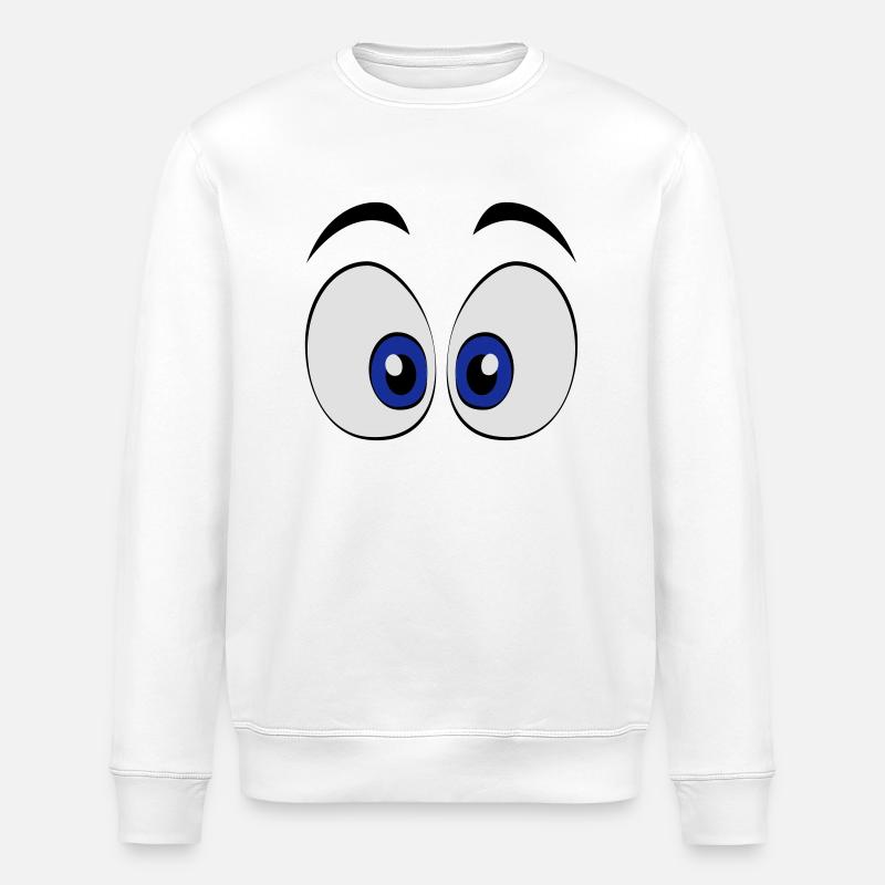 Blue_Eyes - Stanley/Stella Unisex Bio-Sweatshirt ROLLER - Weiß