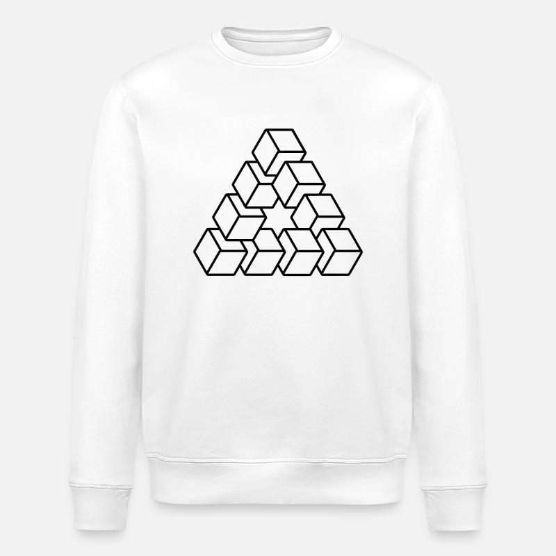 triangle - Sweat bio ROLLER Stanley/Stella Unisexe - blanc