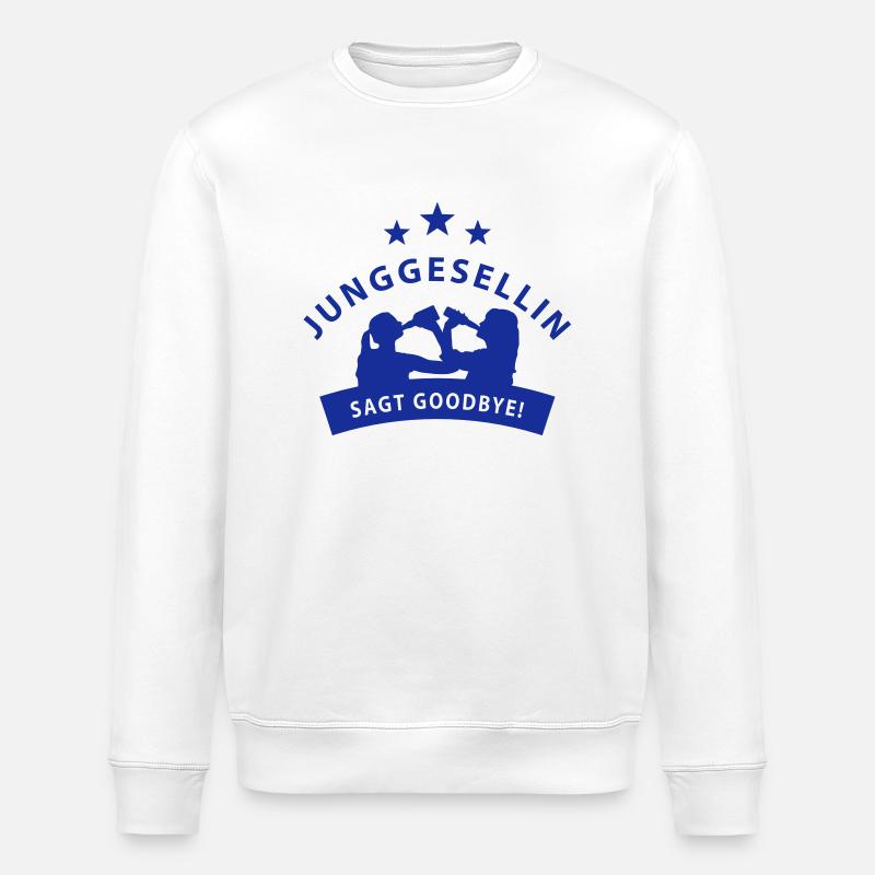 Junggesellin - Sweat bio ROLLER Stanley/Stella Unisexe - blanc