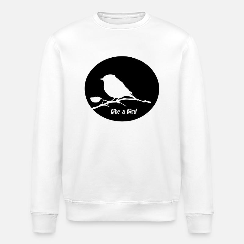 oiseau - Stanley/Stella Unisex Bio-Sweatshirt ROLLER - Weiß