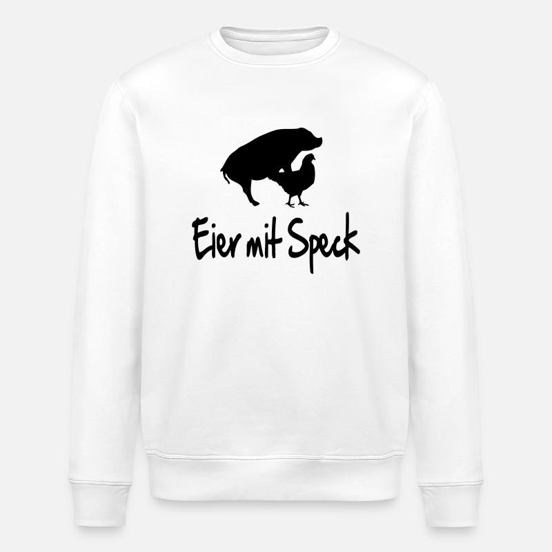 eier_mit_speck - Sweat bio ROLLER Stanley/Stella Unisexe - blanc