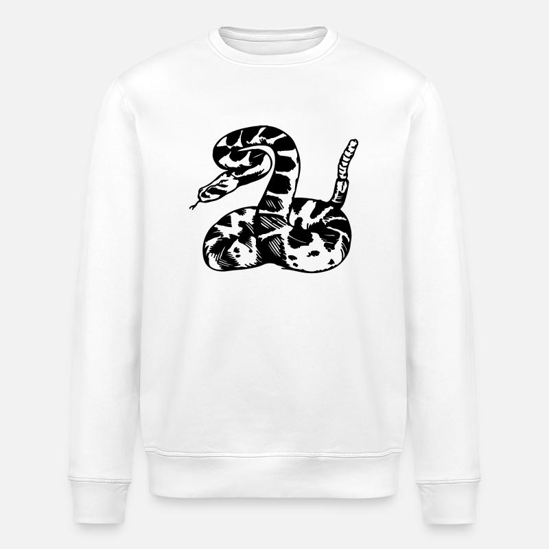rattlesnake - Sweat bio ROLLER Stanley/Stella Unisexe - blanc